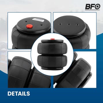 Universele luchtveerbalg 2600 lbs single port 1/2 NPT voo..., Auto-onderdelen, Verzenden, Nieuw, Universele onderdelen