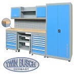 Complete Werkbank met laden kasten opberg kast dubbelwandig, Auto diversen, Ophalen of Verzenden, Nieuw