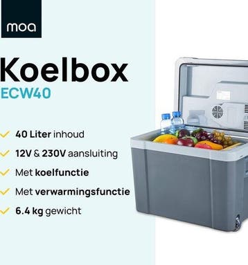 2dekans | MOA Elektrische Koelbox – Warmte- & Koelfunctie –, Ophalen of Verzenden, Zo goed als nieuw