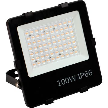 LED Breedstraler - Rinzu Axion - 100 Watt - Natuurlijk Wit, Ophalen of Verzenden, Nieuw, Lamp met armatuur