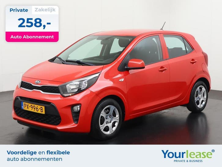 Kia Picanto | VOORRAAD | ook AUTOMAAT | v.a. 258,-, Auto's, Kia, Onderhoudsboekje, Lease, Private lease, Picanto, ABS, Airbags