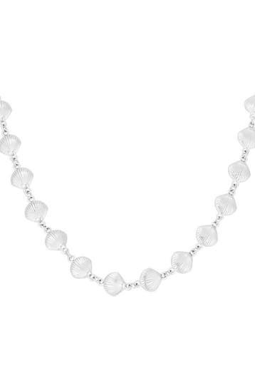 Ketting shell trio (Kettingen, Dames sieraden), Verzenden, Nieuw, Zilver, Overige materialen