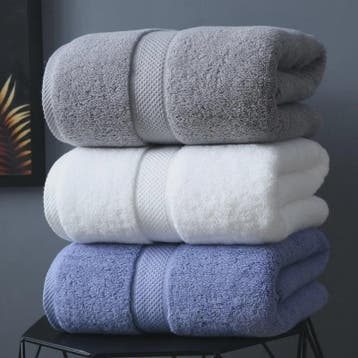 Luxe Katoenen Badhanddoek - Zacht & Absorberend voor Thuis,, Huis en Inrichting, Badkamer | Badtextiel en Accessoires, Verzenden