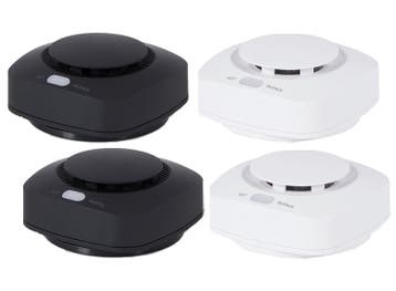 Brainzz Rookmelders - 2 stuks -Wit + 10 AA batterijen, Verzenden, Nieuw