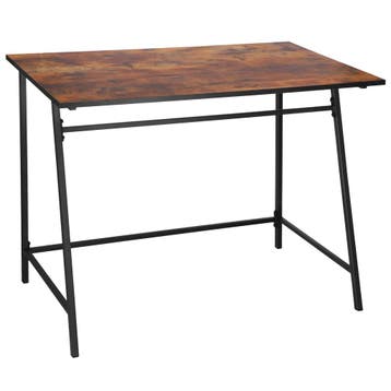 Salontafel | Rechthoekig | 100x50x76 cm | Zwart/Donkerbruin, Ophalen of Verzenden, Nieuw in verpakking