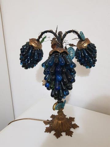 Tafellamp - Muranoglas - Art-nouveau lamp