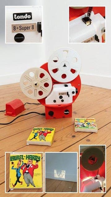 Tondo 8 + Super 8 Dual Format Movie Projector – Space Age