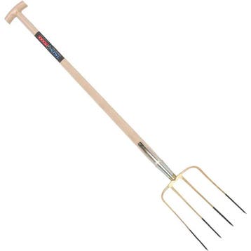 Talen Tools Mestvork 4-tands – 85 cm Essenhouten Steel, Tuin en Terras, Hand-tuingereedschap, Ophalen of Verzenden, Nieuw, Hark