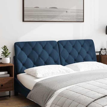 vidaXL Hoofdbordkussen 160 cm stof blauw, Huis en Inrichting, Verzenden, Nieuw, Blauw, Stof