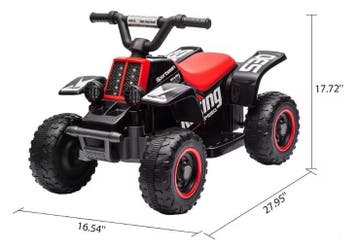 6V Elektrische Kinderquad met LED-verlichting en Muziek, Verzenden, Nieuw