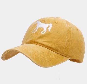 Cap Horse in diverse kleuren met geborduurde afbeelding, Verzenden, Nieuw