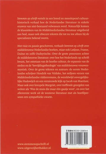 Stemmen op schrift / Geschiedenis van de Nederlandse, Verzenden, Gelezen, Frits van Oostrom