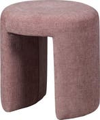WOOOD Charlie Kruk - Chenille Stof- Blush/Roze - 47x45x45, Verzenden, Nieuw