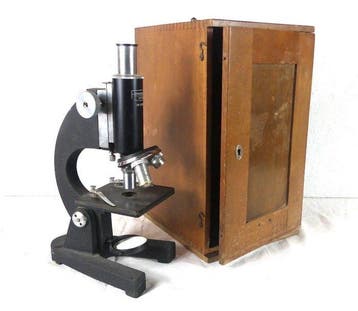 Microscoop - 1950-1960 - Frankrijk - Lemardeley