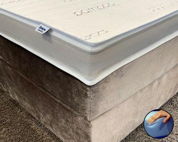 Bamboo Exclusive Topper HR55 Koudschuim 12 cm - 180 x 210, Nieuw