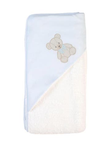 Baby Gi Jongens Baby Badcape Teddy & Me Blauw, Ophalen of Verzenden, Nieuw
