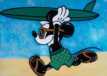Caterina Lemma(Katy) - Mickey Mouse Surfing, Antiek en Kunst