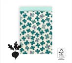 5x Cadeauzakje Klavertje vier 17x25cm (Per 5 stuks), Ophalen of Verzenden, Nieuw, Cadeauzakje