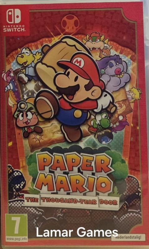 Super Paper Mario The Thousand-Year Door (Nintendo switch, Spelcomputers en Games, Games | Nintendo Switch, Zo goed als nieuw