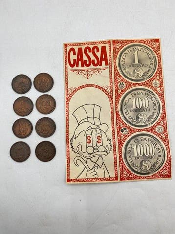 Topolino, Disney 8 munten - 1 dollar “Banca di Paperopoli”, Nieuw