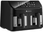 Dubbele Airfryer - Heteluchtfriteuse - 9 liter - 9, Witgoed en Apparatuur, Airfryers, Verzenden, Nieuw