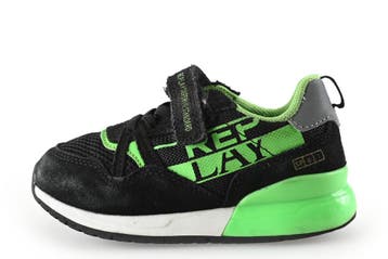 Replay Sneakers Jongens in maat 28 Zwart, Jongen of Meisje, Schoenen, Zo goed als nieuw, Verzenden