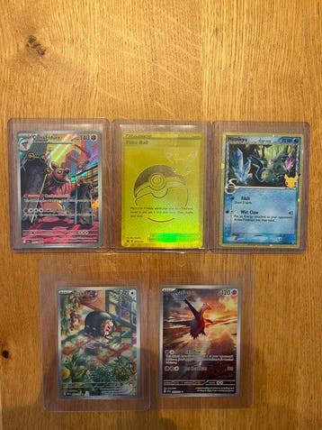 Pokémon - 5 Mixed collection - Various sets, Hobby en Vrije tijd, Verzamelkaartspellen | Pokémon, Nieuw
