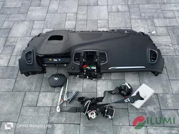 Airbag module 2x, dashboard en gordels Renault Scenic 4 IV, Verzenden, Gebruikt