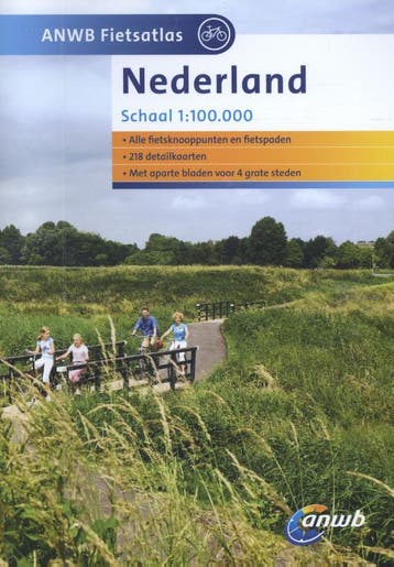 Nederland / ANWB fietsatlassen - ANWN media 9789018039042, Verzenden, Zo goed als nieuw, ANWN media
