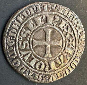 . Frankrijk Charles I dAnjou (1246-1285). Gros tournois