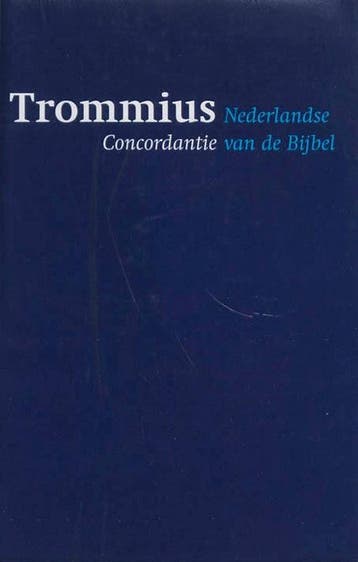 Trommius, Abraham-Nederlandse Concordantie van de Bijbel, Boeken, Verzenden, Gelezen