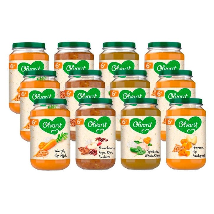 Olvarit 6+M Maaltijd Variatiemenu, Kinderen en Baby's, Babyvoeding en Toebehoren, Nieuw, Verzenden