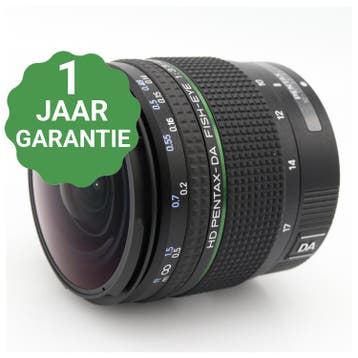 Pentax 10-17mm HD DA f/3.5-4.5 ED fisheye, Verzenden, Gebruikt