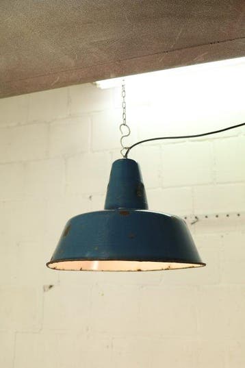 Plafondlamp - Emaille, Staal
