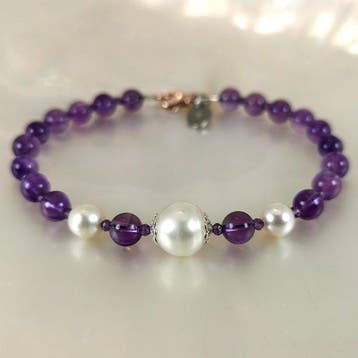 Zonder minimumprijs - Armband Zilver Parel - Parel -, Nieuw