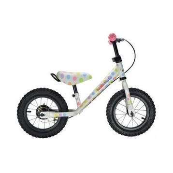 12" Loopfiets KiddiMoto Super Junior Pastel Dotty, Ophalen of Verzenden, Nieuw