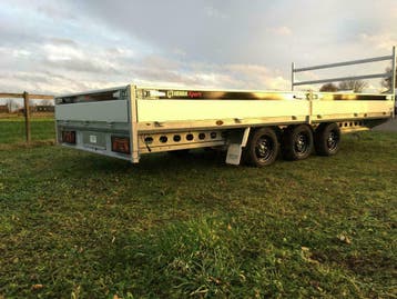 Div Nieuwe Henra Plateau Aanhangwagen aanhanger vlak trailer, Ophalen, Nieuw