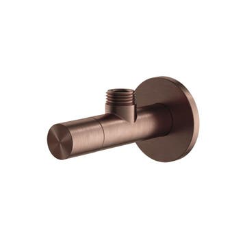 Hotbath Archie Hoekstopkraan Rond Met Filter 1/2 Geborsteld, Ophalen of Verzenden, Nieuw