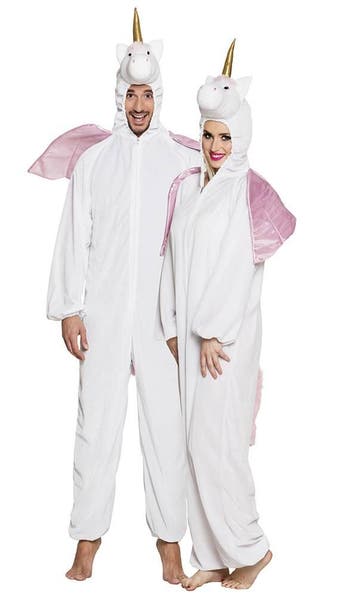 Eenhoorn kostuum man/vrouw pluche, Kleding | Dames, Ophalen of Verzenden, Nieuw