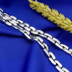 Massief witgouden collier. (Ketting), Ophalen of Verzenden, Gebruikt, Overige kleuren, Goud