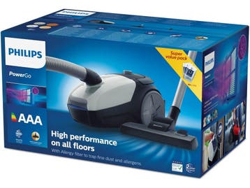 Philips FC8253/09 - Stofzuiger met zak - 900 W - 3L, Witgoed en Apparatuur, Verzenden, Zo goed als nieuw