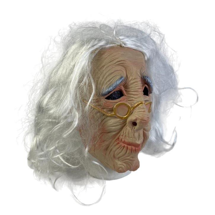 Oude vrouw masker, Kleding | Dames, Carnavalskleding en Feestkleding, Nieuw, Verzenden