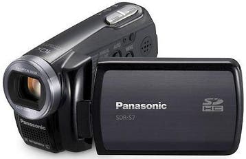 Panasonic SDR-S7 Digitale Videocamera - Zwart (In doos), Verzenden, Zo goed als nieuw