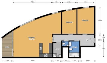 Te Huur 3 Kamer Appartement Troelstrakade In Den Haag, Huizen en Kamers, Den Haag, Den Haag, Direct bij eigenaar, Appartement