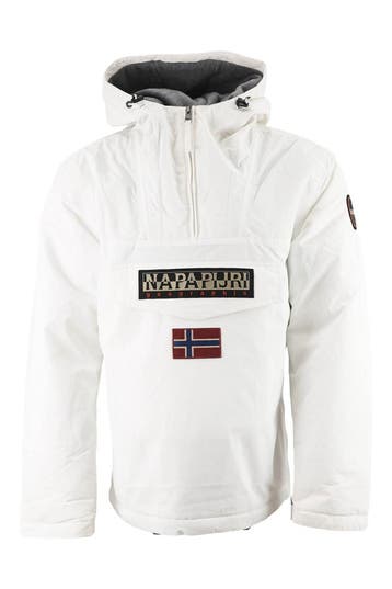 Napapijri Jas in maat M Wit, Verzenden, Zo goed als nieuw, Wit, Napapijri