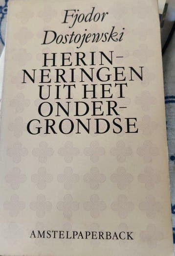 Amstelpaperbacks Herinneringen uit het ondergrondse /, Verzenden, Gelezen, Dostojewski