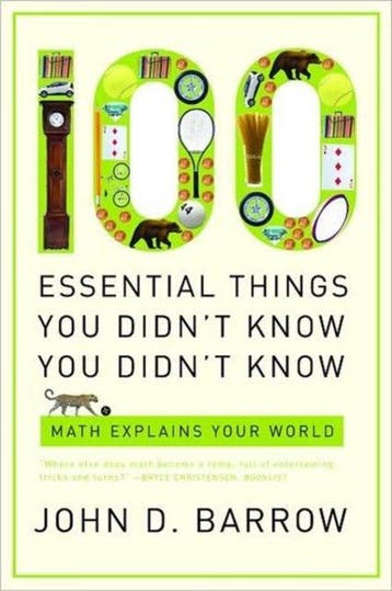 100 Essential Things You Didnt Know You Didnt Know, Verzenden, Gelezen, John D. Barrow