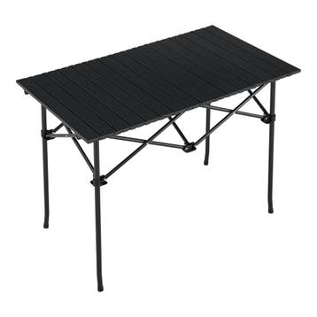 Tuintafel Castilenti klaptafel 94x55x68 cm zwart [en.casa], Verzenden, Nieuw
