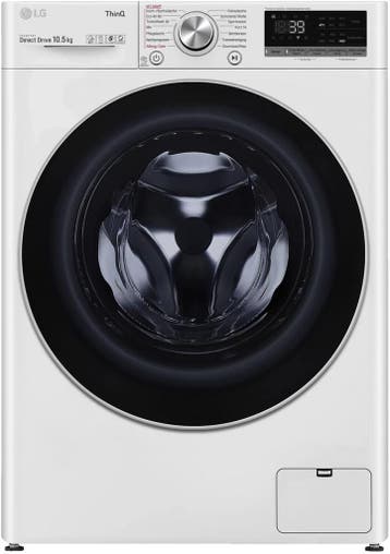 LG F4WV710P1E - Wasmachine - 10.5 kg - 1400 tpm - Steam & AI, Ophalen of Verzenden, Zo goed als nieuw, Voorlader, 85 tot 90 cm