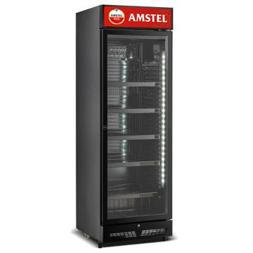 Amstel bierkoelkast glasdeur 400 liter Blackline, Nieuw in verpakking, Koelen en Vriezen